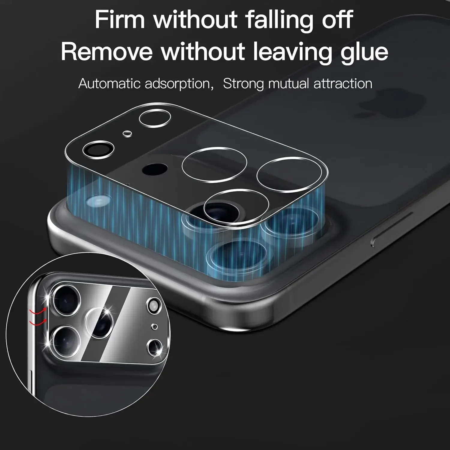 Tempered Glass Camera Lens Protectors for IPhone 17 Pro Max Air HD Clear Lens Protective Films Glass Cover for IPhone17 Pro Max