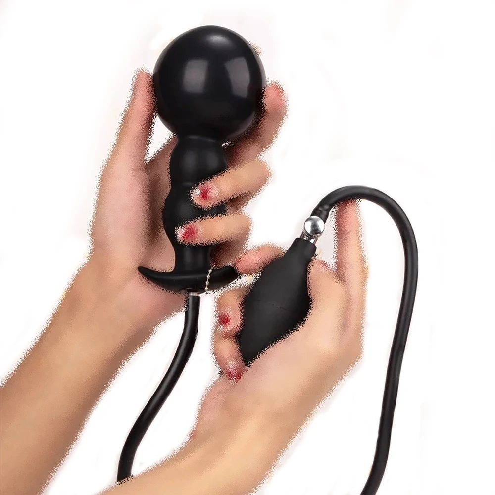 Silikon Erweitern Aufblasbare Abnehmbare Anal Plug Wasserdicht Butt Sex Spielzeug Prostata Anal Anus Pumpe Plug Dilatator Sex Spielzeug