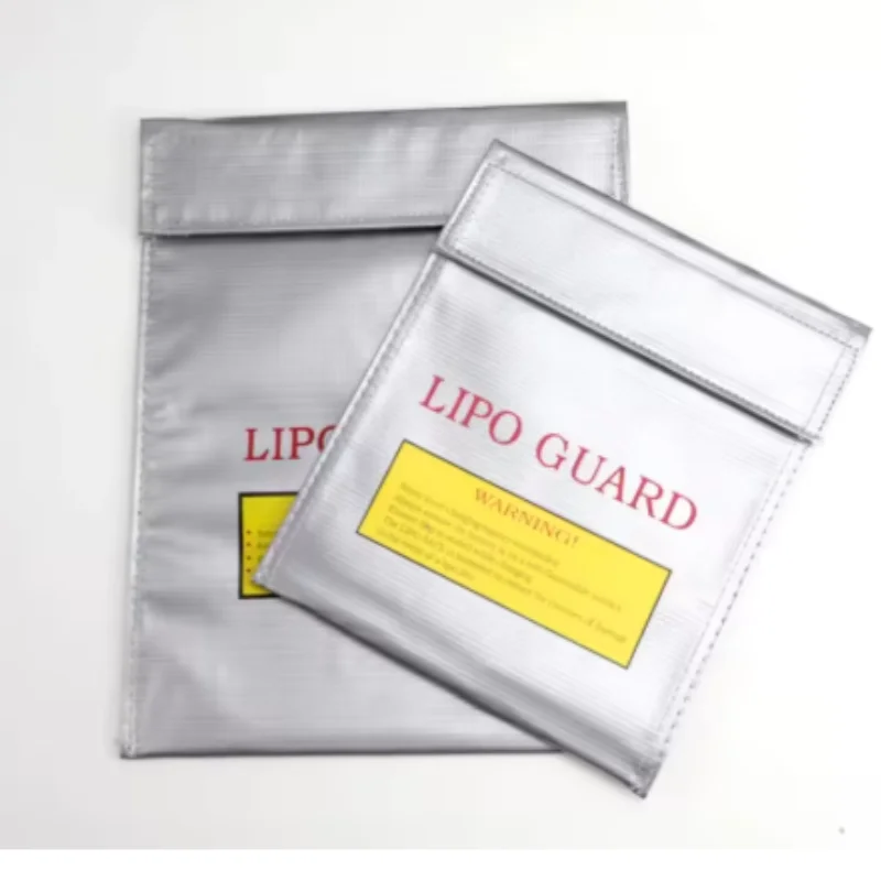 Sac de stockage et charge LiPo ignifuge, idéal pour la protection des batteries RC.