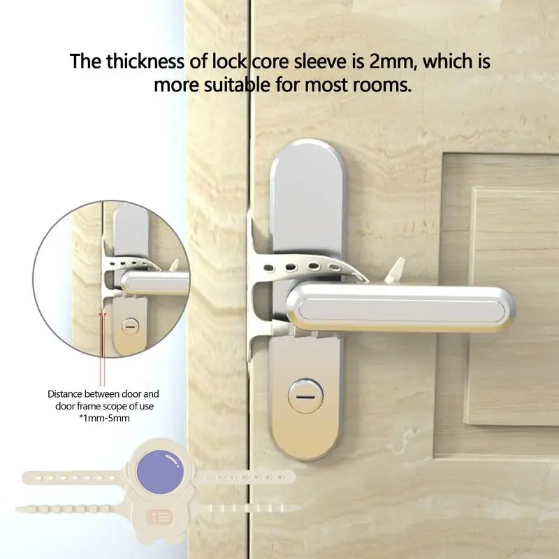 Door Slam Preventer Anti-collision Silicone Door Silencer Quiet Door Closer Cushion Door Lock Cover Cushion Noise Reduced