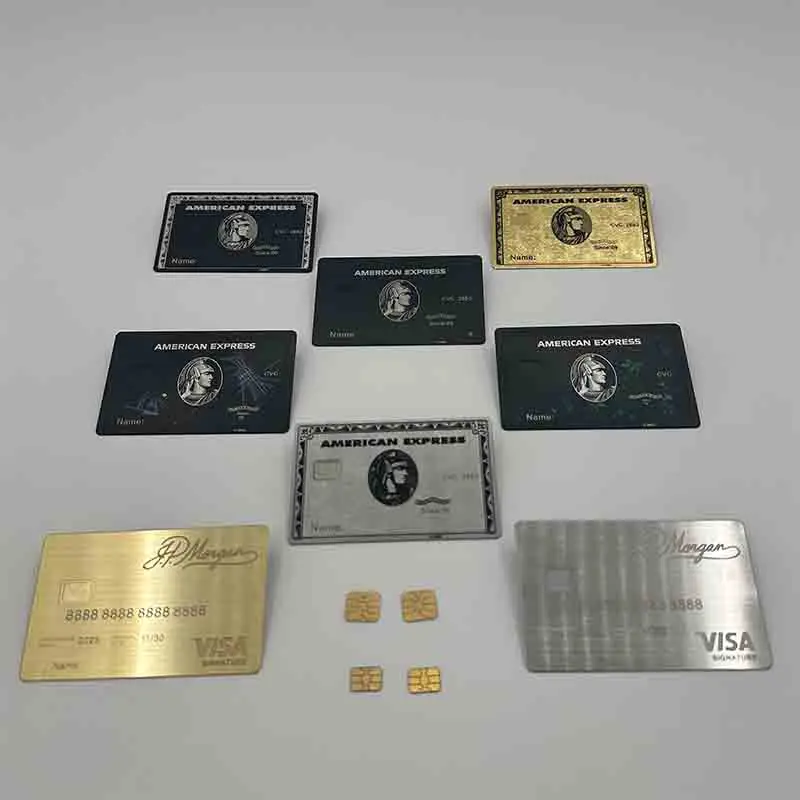 

Custom Custom Laser Engraved Membership Bla Amex Centurion Card Metal Credit Gift Card Support printing personal name metal bus