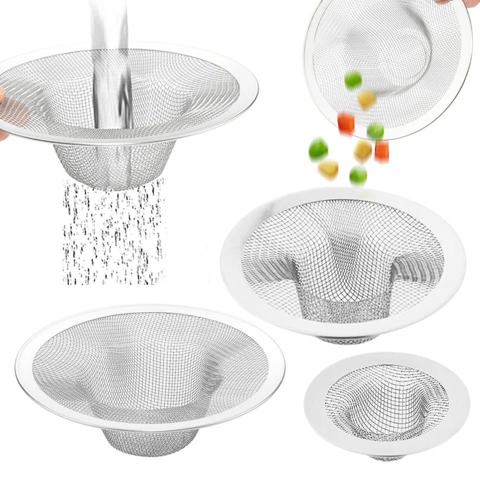 Stainless Steel Mesh Sink Drain Stopper Set