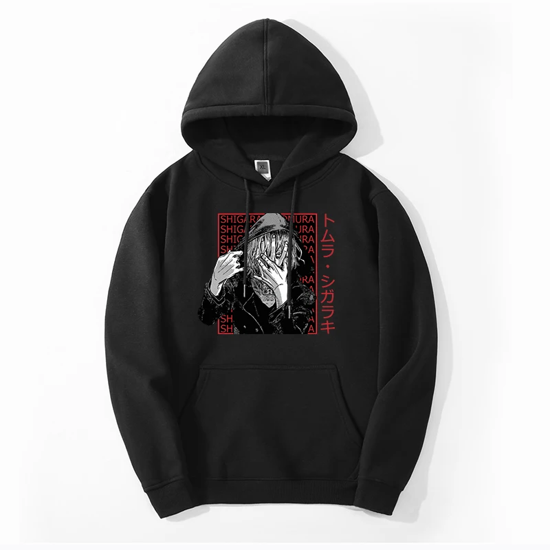 

My Hero Academia Anime Mens Simple Hooded Hoodies Sweatshirts Fashion Breathable Sweatshirts Shigaraki Tomura Casual Clothes