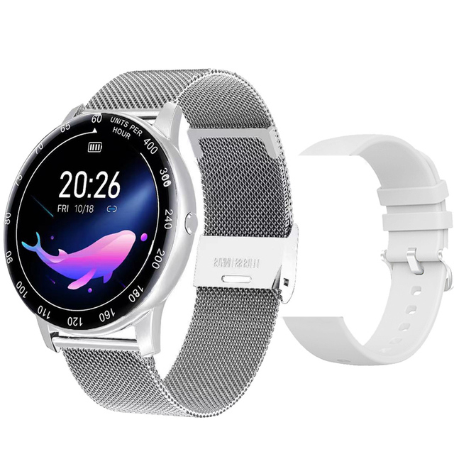 Smart Watch Men Full Touch Call Reminder Waterproof Heart Rate Fitness Tracker Round Smartwatch Women for Android IOS Phoen