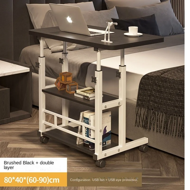 Warming New Lift learning desk bedside desk bedroom simple bed computer bedroom lazy movable office simple