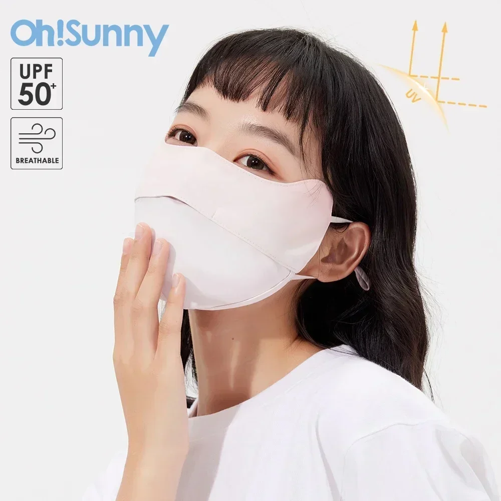 OhSunny-Couverture qualifiée ale extérieure anti-UV UPF1000 +, protection solaire, séchage rapide, ouvert, antarctique, tissu rafraîchissant respirant, écran facial solide, nouveau