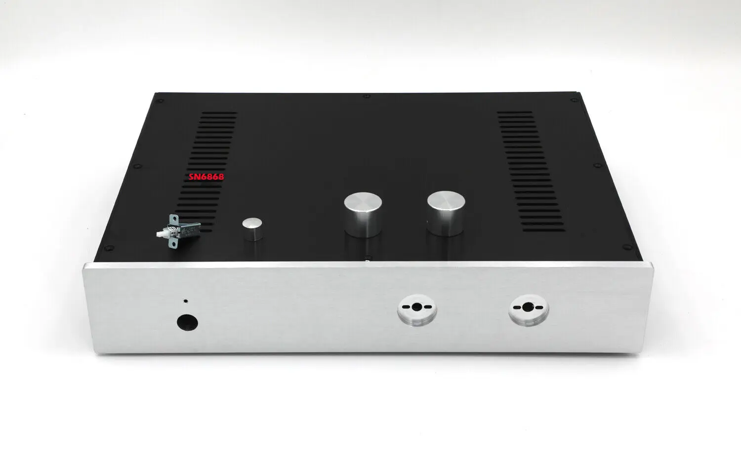 AluminumChassisPreampCaseEnclosureTubePreamplifierBoxDIY430mm