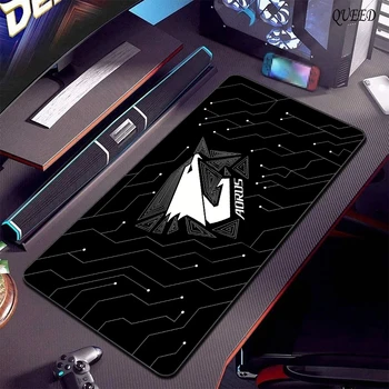 Tappetino per mouse da gioco Aorus Tappetino da scrivania Protezione da scrivania Tappetino per tastiera Pc Accessori per cartoni animati Tappetino per mouse Tappetini per giocatori XL Anime Mause Pads Tappeto