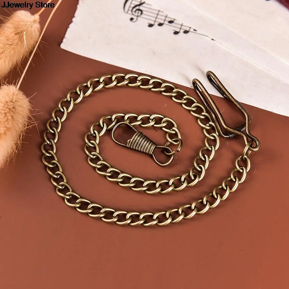 Pocket Watch Chain 1 x Watch Chains Chain For Antique Quartz Vintage Pocket Watch Bronze Alloy Pocket