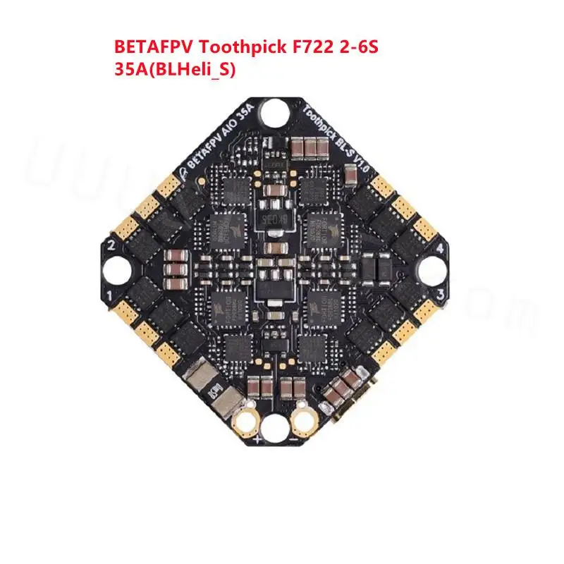 2022 new version BETAFPV Toothpick F722 2-6S AIO Brushless Flight Controller 35A(BLHeli_S) For FPV Rc Racing drone long range