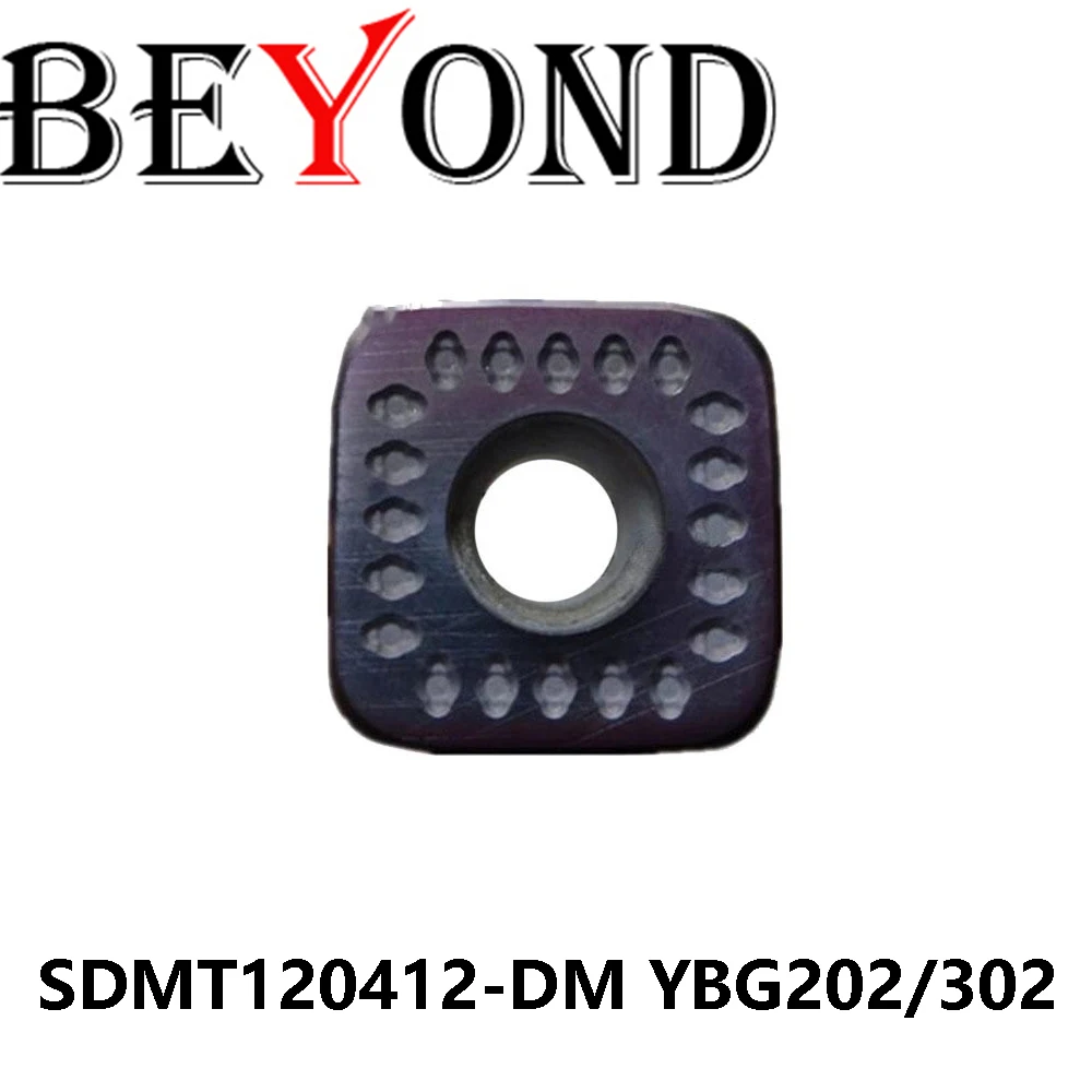 Originale Sdmt120412-Dm Ybg202 Ybg302 Cutter Sdmt Inserti In Metallo Duro Sdmt120412 Dm Utensili Per Tornitura Lame Cnc Oltre Il Supporto Della Macchi