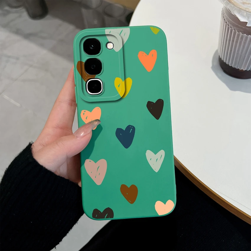 Lovely Design Liquid Silicone Shockproof Phone Case