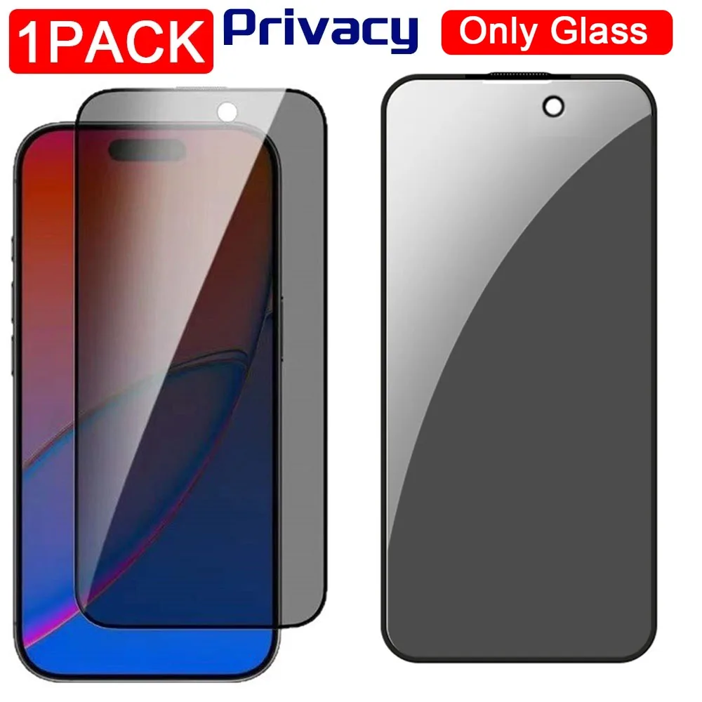 Premium Anti-Spy Privacy Screen Protector with Dust-Free Installation – Tempered Glass, Full Coverage