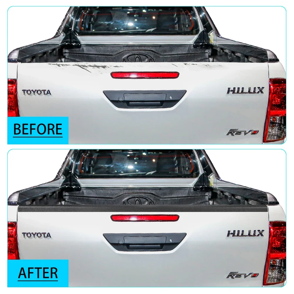 優れた♪TOYOTA HILUX REVO ハード プロテクター ロールシャッター式 手動 トノカバー ハイラックス GUN125 プロテクター 荷台カバー 鍵付 Toyota Hilux Revo wind deflectors - Pickup Attitude