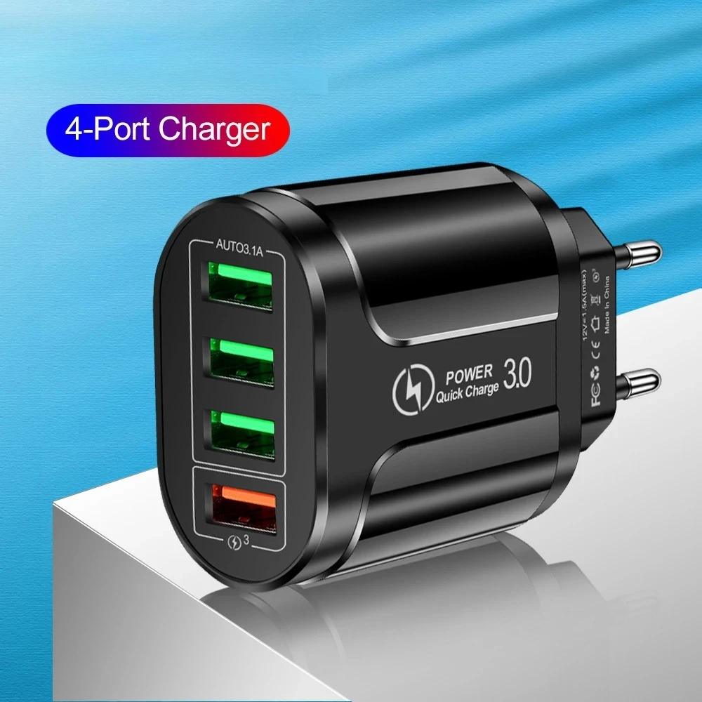 48W USB-C 4-Port Travel Wall Charger product image