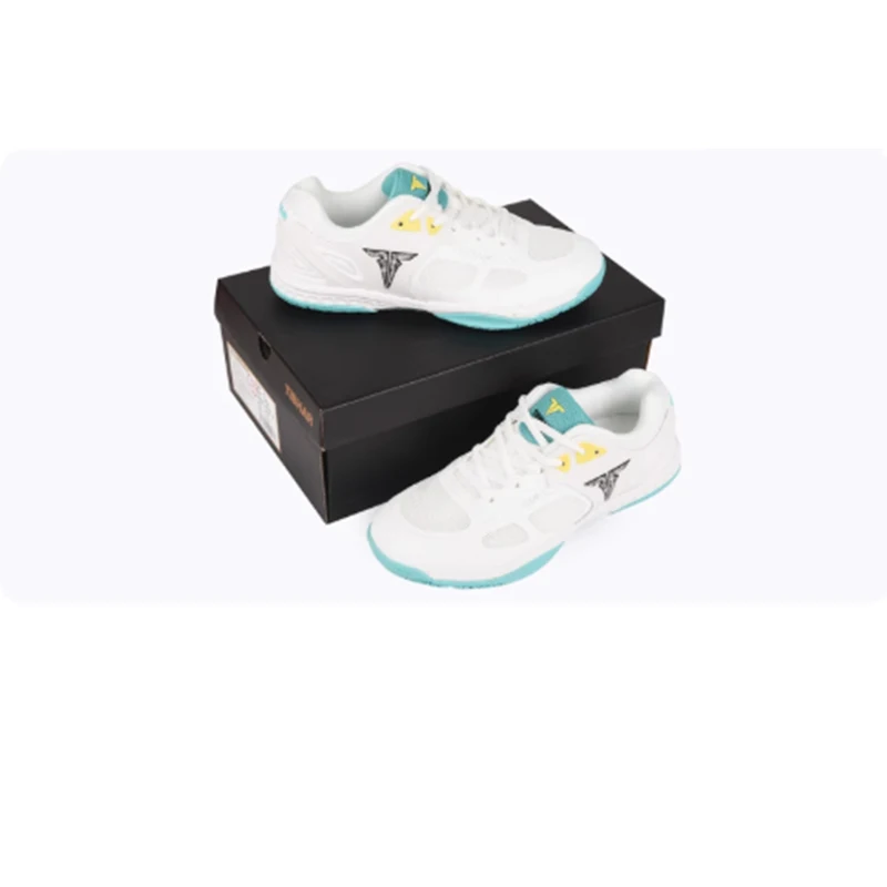 Tibhar Table Tennis Shoes Table Tennis Racket Ping Pong Balance Support Lightweight Non-Slip Breathable Wrapping Shock Absorbent