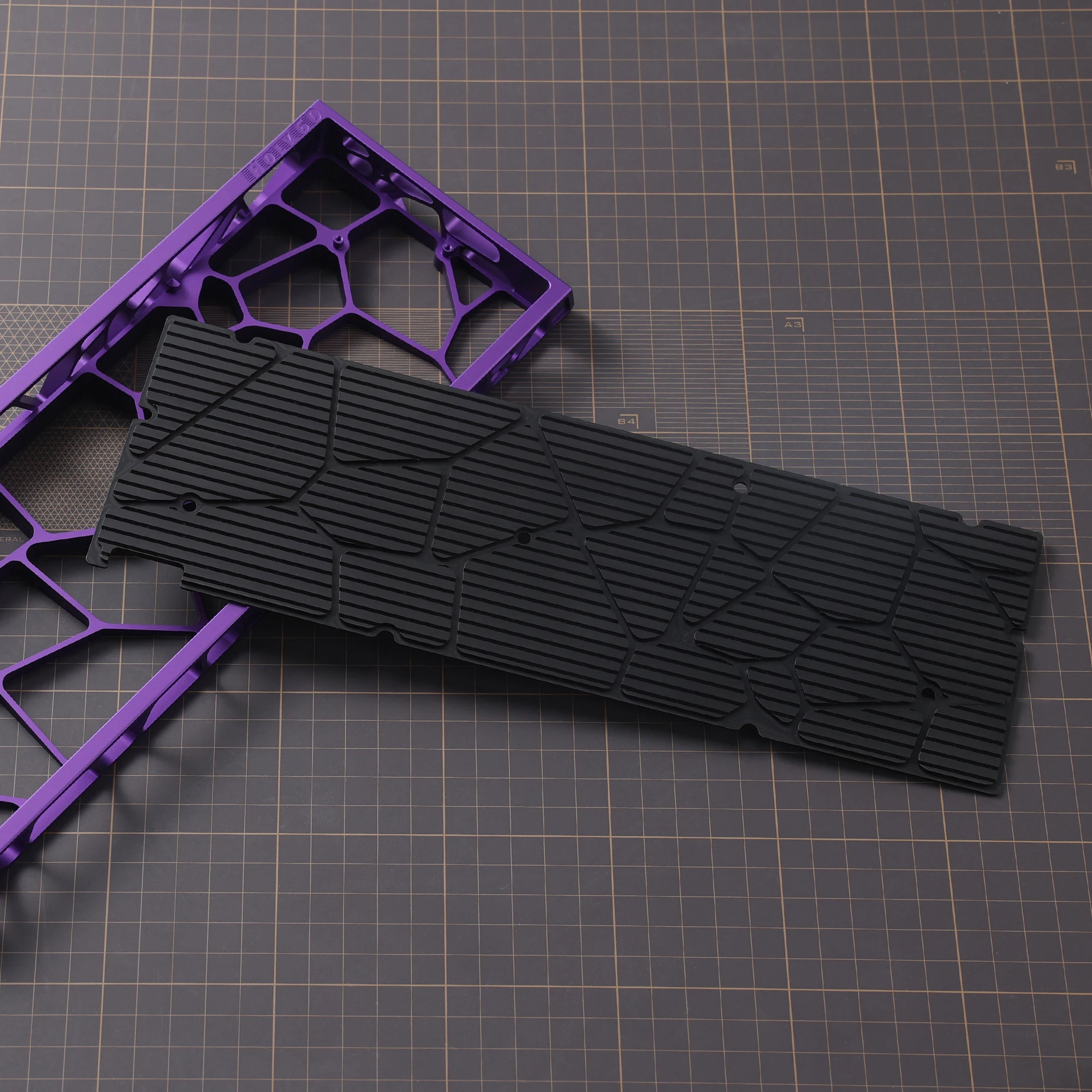 透明なフロストボトムカバーパネル、Holy60パネル、PC、黒、白