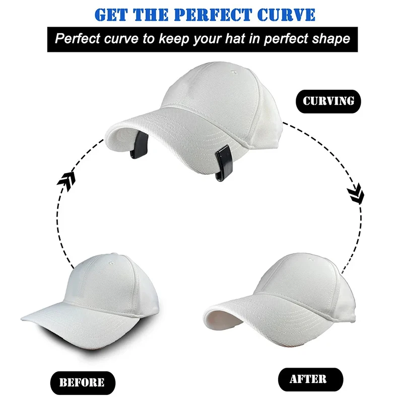Brim Bender Bendabill Hat Brim Bill Bender (1 PC) Perfect Hat Bending Strap, Conveniently Shape Your Hat To Your Liking, Hat Curving Tool, Brim Curver, Steaming Hat Shaper