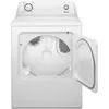 6.5 cu. ft. Front Load Electric Dryer with 11 Drying Cycles,White,Easy to use and handle 5