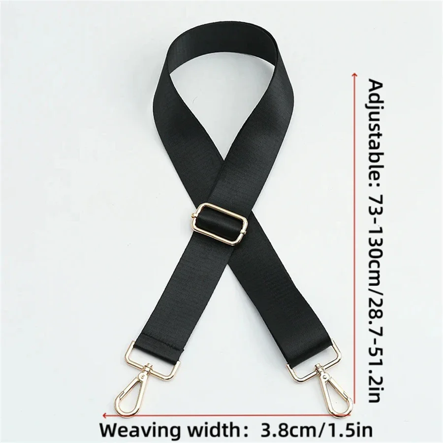 Replacement Shoulder Bag Strap For Briefcase Men Crossbody Shoulder Bags Strap Adjustable Black Women Bag Accessories