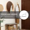 Adjustable Closet Door Hooks Hanger Metal Over The Door Clothes Drying Rack Multi Hanging Storage Hanger with Telescopic Pole 4
