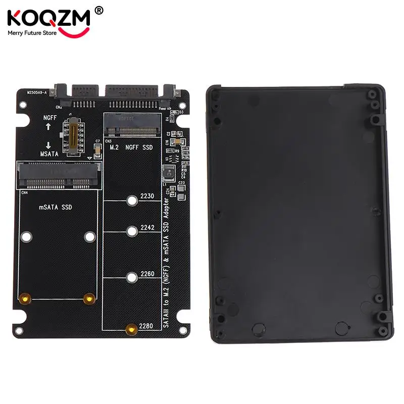SATA 60Gbps To M2 NGFF SATA SSD MSATA SSD Adapter MSATA To SATA M.2 NGFF To SATA Hard Disk Adapter Board