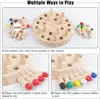 Wooden Memory Match Stick Chess Color Game Board Puzzles Montessori Educational Toy Cognitive Ability Learning Toys For Children 3