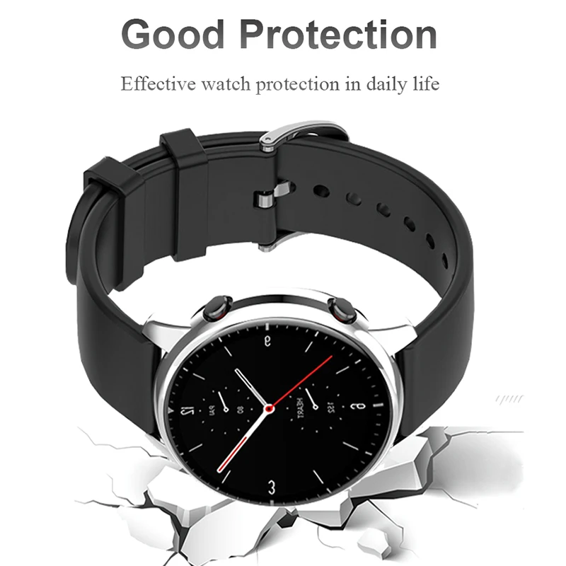 Premium Amazfit GTR Case Protector with Screen Film - Durable TPU Shell Protection Cover Accessories