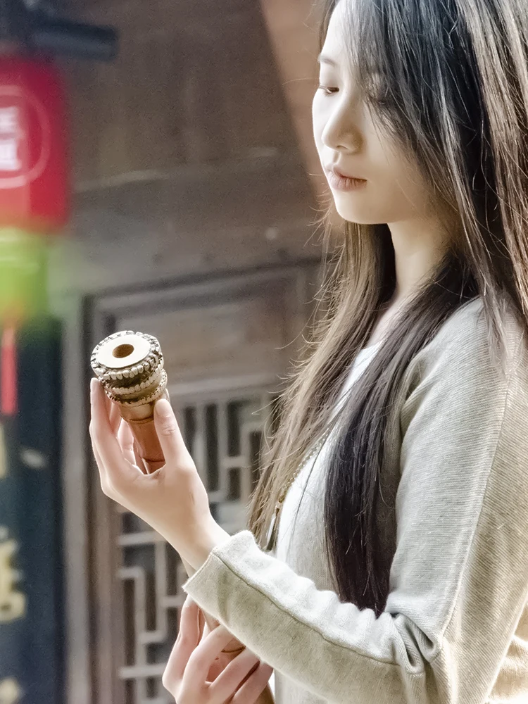 Bamboo flute woodwind flute YPXD Nan Xiao Flute Jin Bamboo Flute Shakuhachi Vertical 8 Holes Chinese G F E D Key Professional Musical Instrument