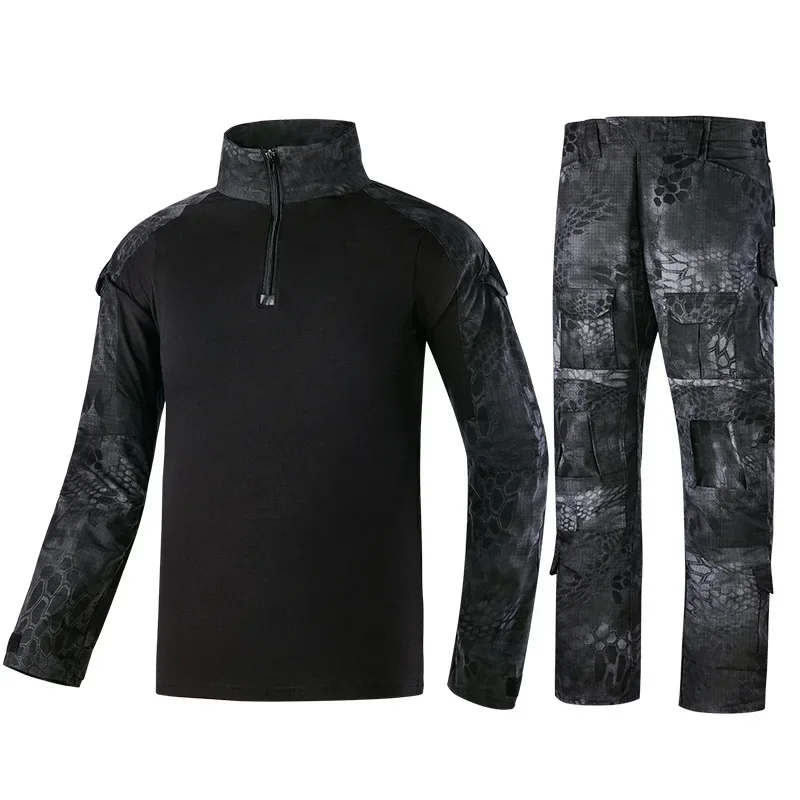 Camouflage Uniform Tactical Camo Suit Multicam Hiking Shirt Pants Outdoor Sports Sets Equipment Men Hunting Outdoors tactical suit combat uniform
