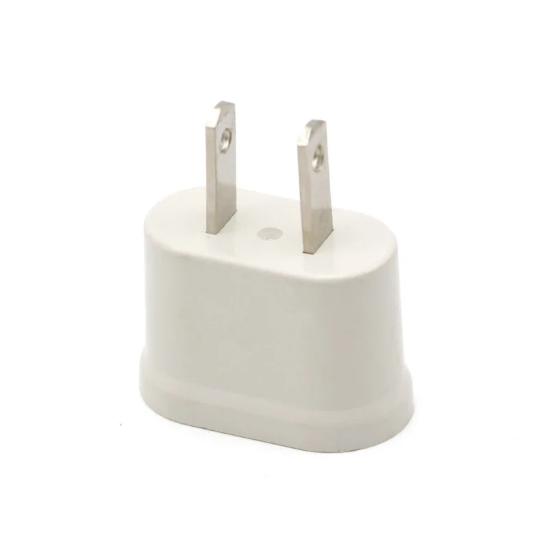 Plug Adapter Universal EU To US Plug Euro Europe To USA Travel Wall AC Electrical Power Charger Outlet Adapter Converter 2 Socket Input Pin