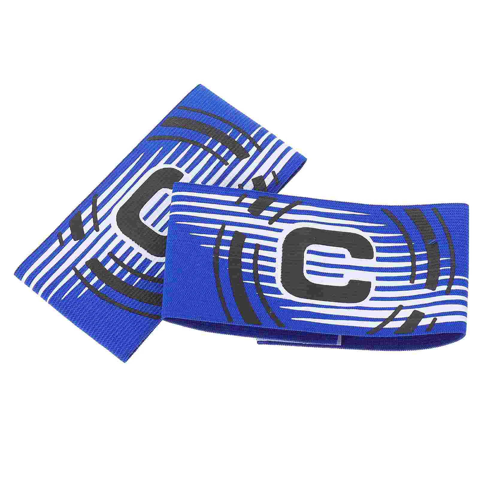 

2 Pcs Armband Soccer Teams Captains Paste Armlets Football Equipment Bands Sports Accessory Fashion Armbands