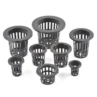 5/10Pcs Plant Grow Net Nursery Pots Cup Hydroponic colonization Mesh plastic Basket holder vegetable Planter Soilless greenhouse 1