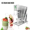 Frozen Yogurt Blending Machine Fridge to Make Milkshake Ice Cream Mixing Snowstorm Machine Stainless Steel Commercial Equipment 1
