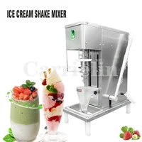 Frozen Yogurt Blending Machine Fridge to Make Milkshake Ice Cream Mixing Snowstorm Machine Stainless Steel Commercial Equipment 1