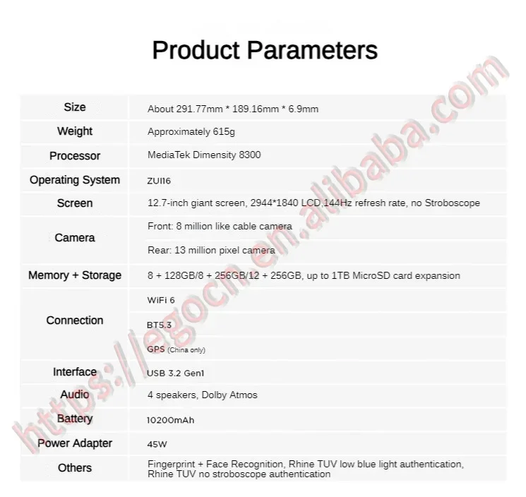 Original Lenovo Xiaoxin Pad Pro 2025 2.9k Resolution 144Hz LCD MTK Dimensity 8300 12.7inch Big Tablet 10200mAh WIFI Android 5
