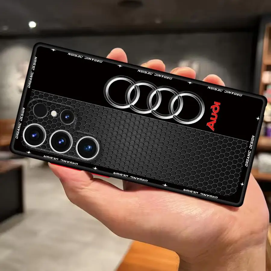 Premium  Back Phone Cover Case with Aesthetic Car Design