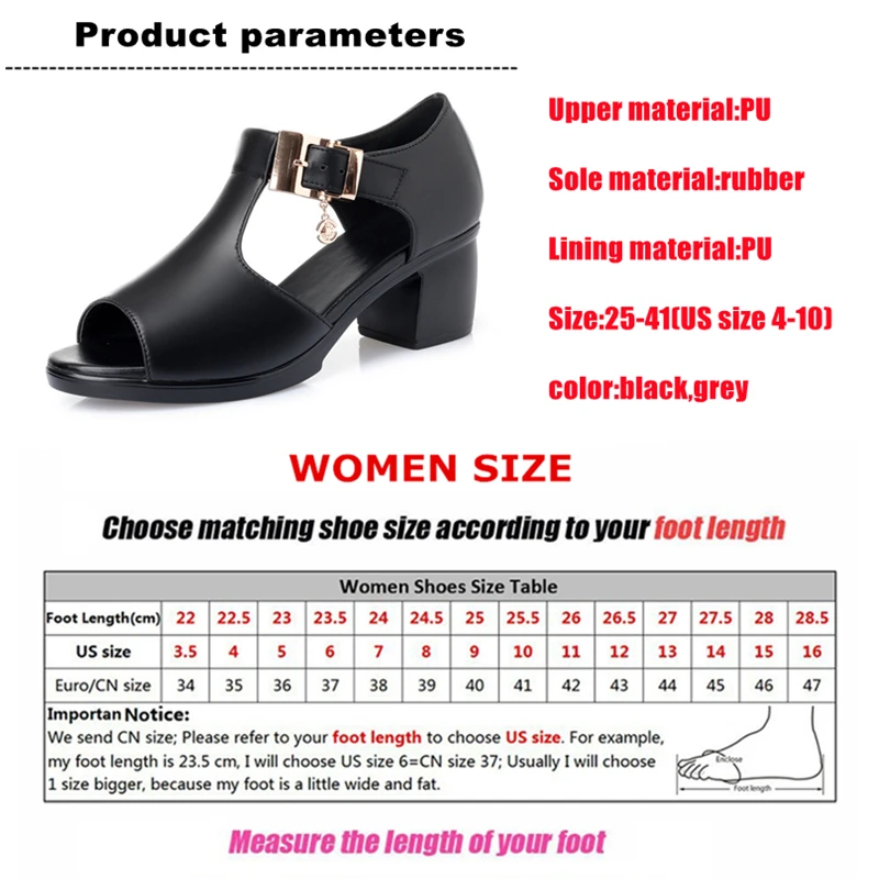 WOIZGIC Women Ladies Mother Female PU Sandals Platform Summer Cool Beach High Heel Peep-toe Casual Outside Bling Duckle Strap women sandals,women high heels