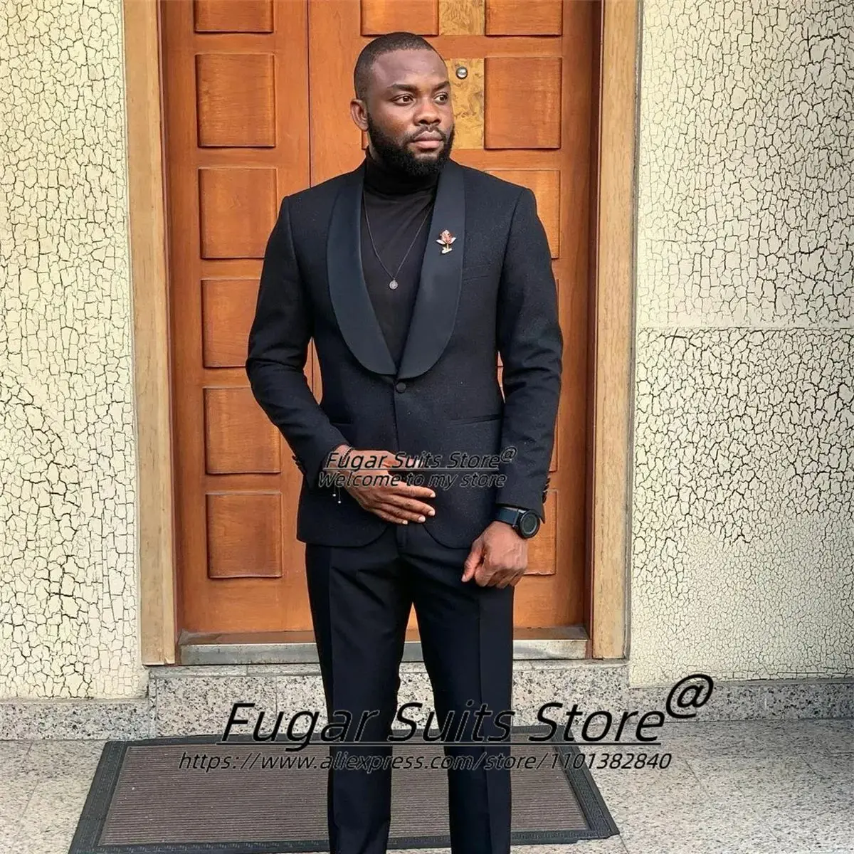 Красивые черные свадебные костюмы для мужчин