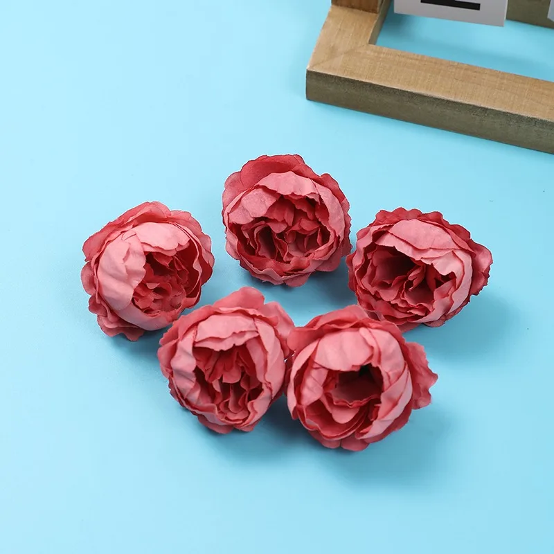 10 Stück künstliche Pfingstrosen blumen 5cm gefälschte Blumen köpfe für zu Hause Zimmer dceor Garten Hochzeit Hochzeit Dekoration DIY Geschenke Zubehör – Detail 19