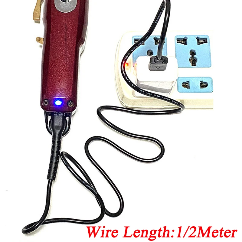 1/2M 5V USB Charging Cable Adapter Cord Electric Hair Clippers Power
