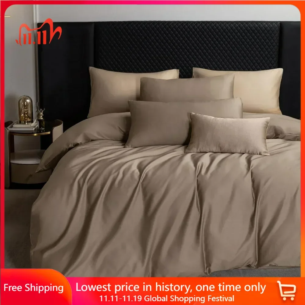 duvet cover,Long Staple Cotton 600 TC Egyptian Cotton Texture Silky Sateen Smooth Luxury Soft Comfortable Durable,bedding set