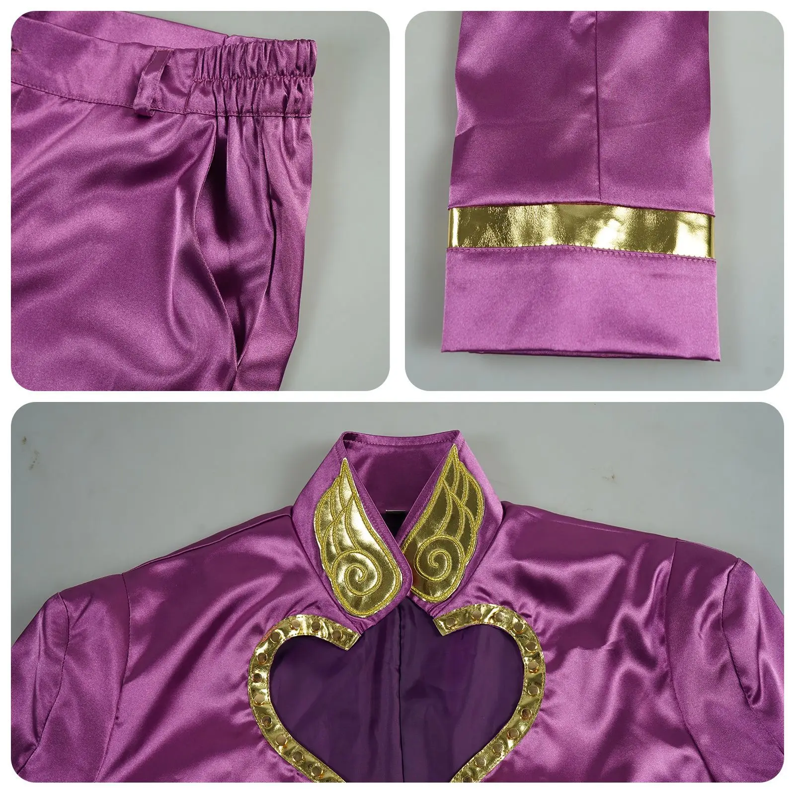 JoJo's Bizarre Adventure Giorno Giovanna Golden Wind Suit Cosplay Costume