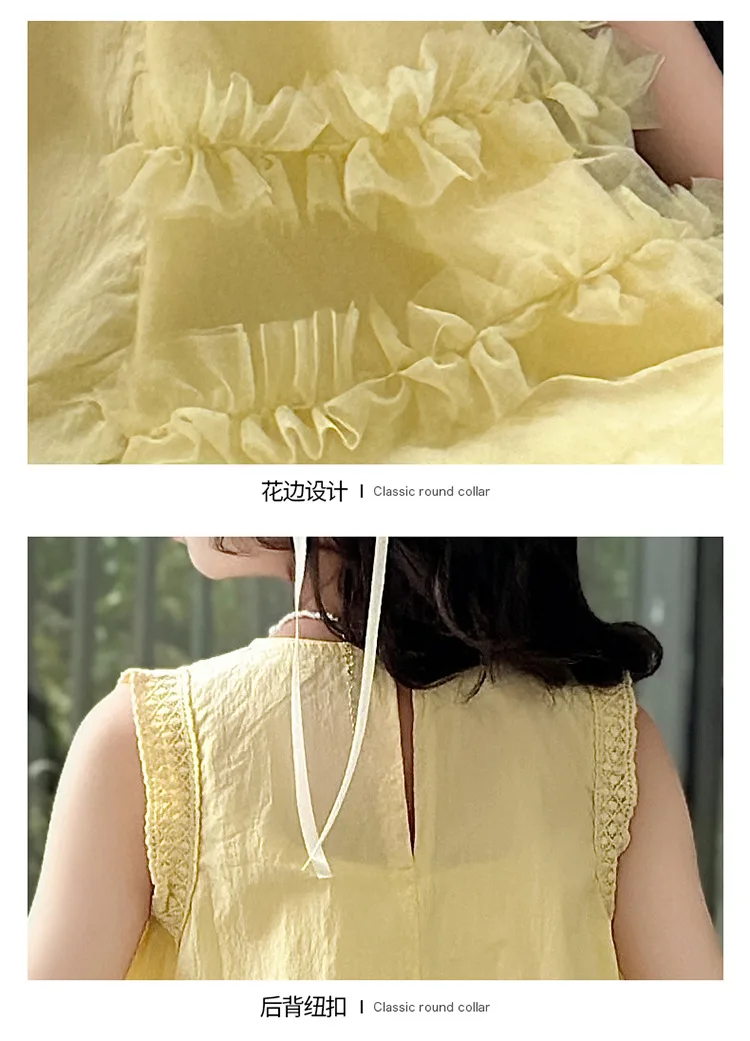 Sweet Girls Dress Summer New Children Loose Mesh Patchwork Princess Dress Birthday Wedding Party Teen Kids Clothes