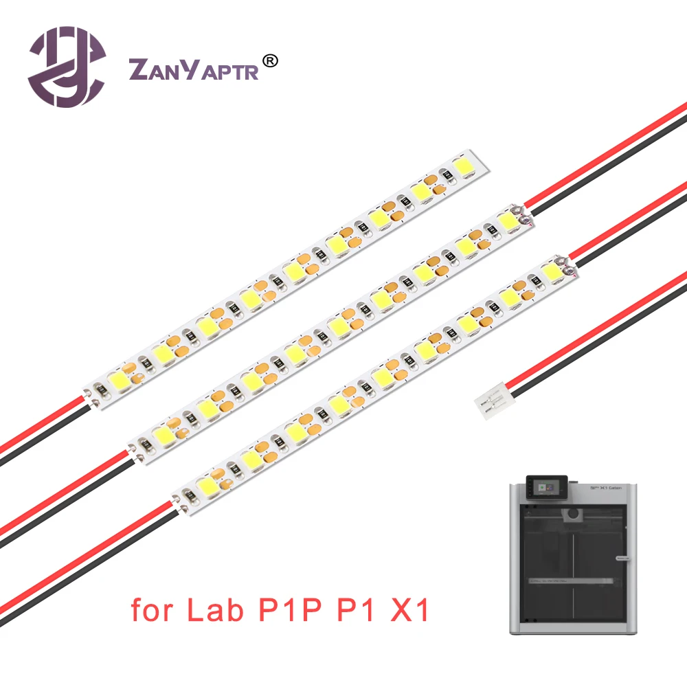

LED Light Strip for Lab P1P P1 X1C 3D Printer Parts Light Belt