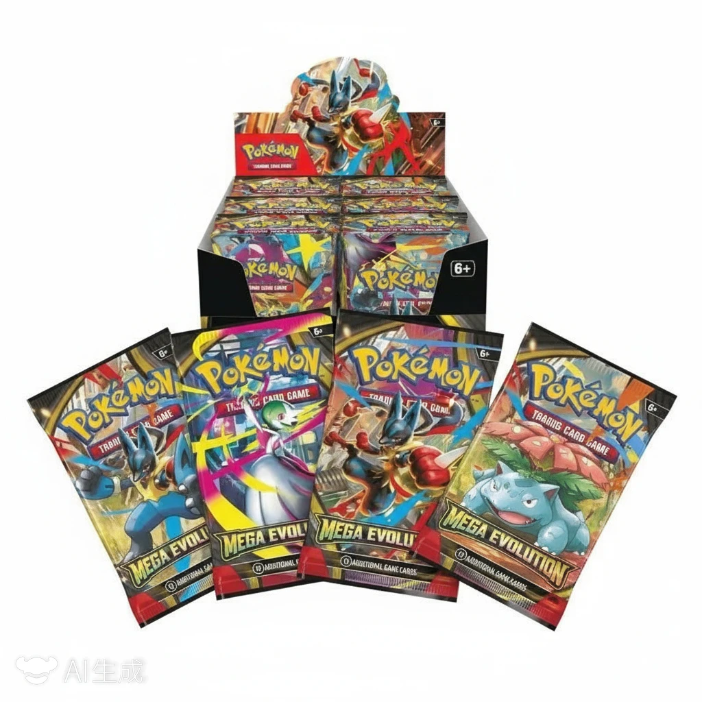 Pokemon Trading Card PTCG English Version ME01 MEGA EVOLUTION Booster Box ETB Cards