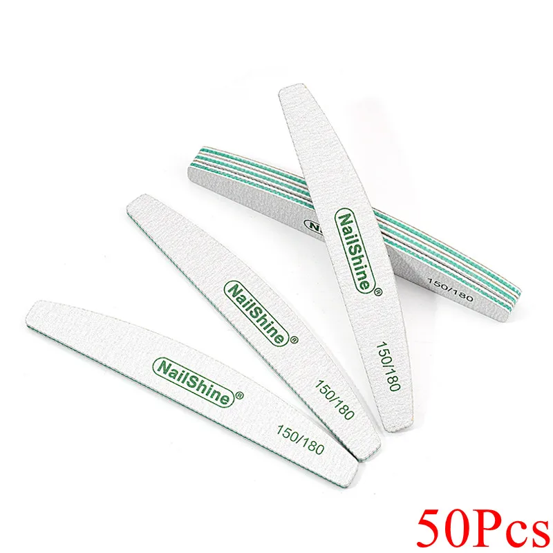 Lot De 50 Limes à Ongles Double Face - Noir - Promo Immédiate !