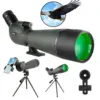 25-75x80 Telescope Spotting Scope Large Field Powerful Zoom Monocular With Phone Adapter Tripod For Bird Watching Camping 1