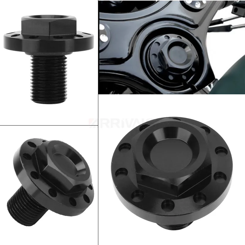 

Motocycle Black CNC Aluminum Steering Stem Bolt For Harley Dyna Sportster 1200 883 Dyna FXR 72 48