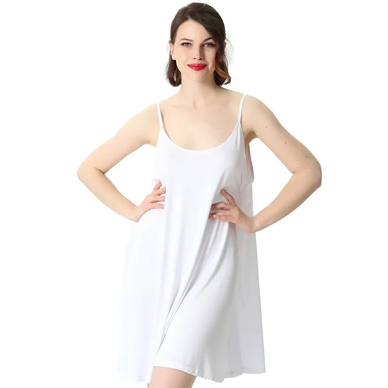 Women Nightdress Summer Bamboo Fiber 2XL to 8XL
